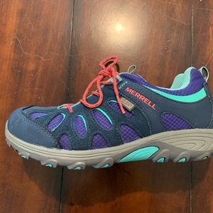 Merrell Chameleon Low Lace WP Shoes Girls Sz 3